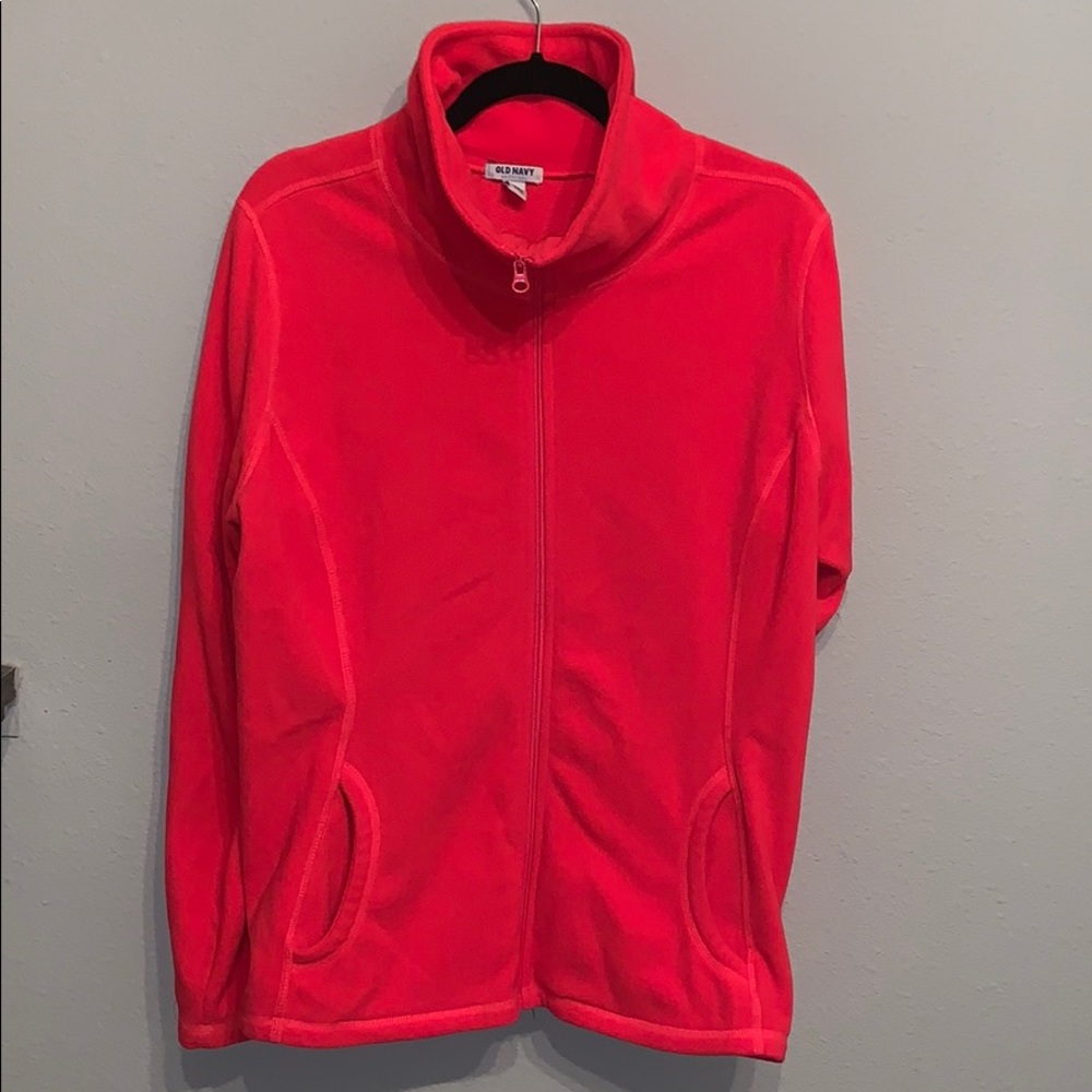 Pink Old Navy Zip Up Fleece